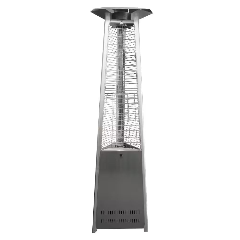 38,000 BTU Commercial Stainless Steel Quartz Tube Propane Patio Heater